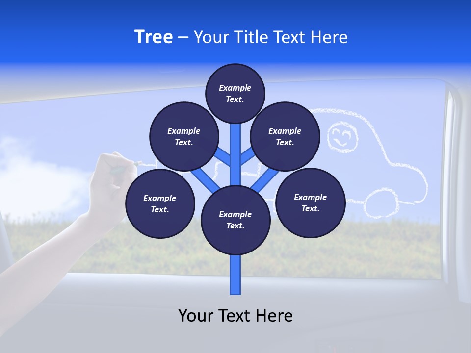Battery Environment Window PowerPoint Template