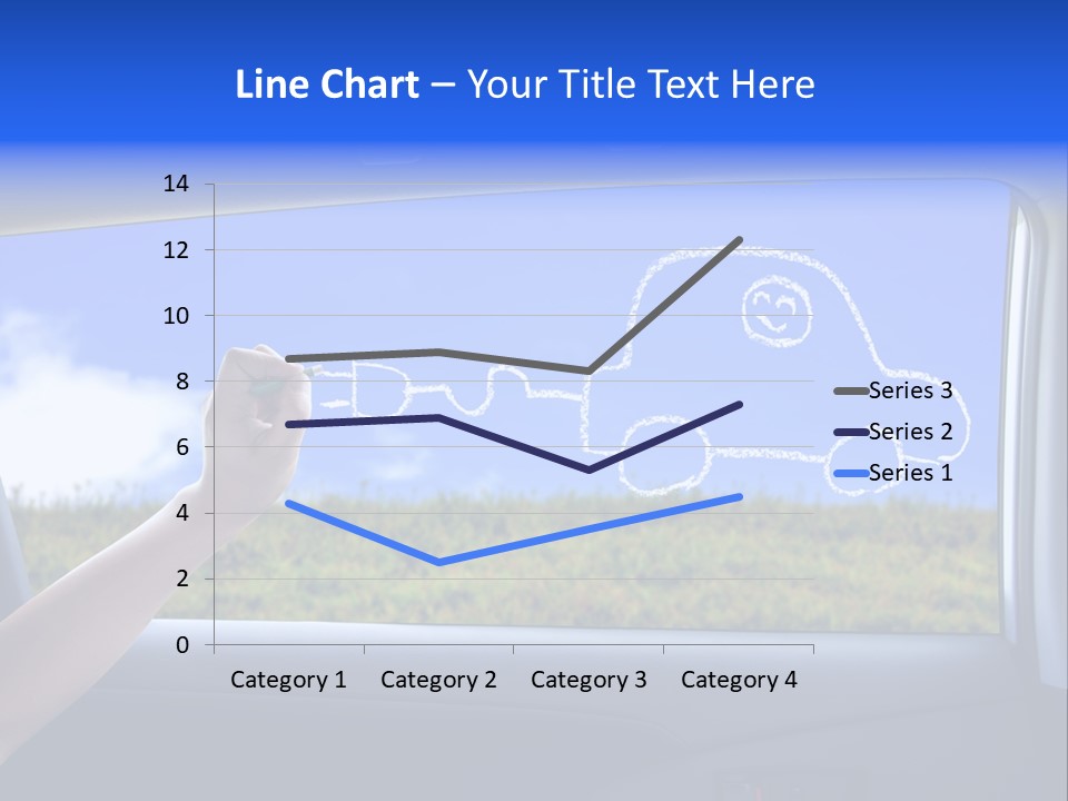 Battery Environment Window PowerPoint Template