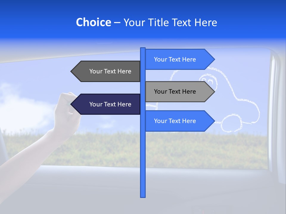 Battery Environment Window PowerPoint Template