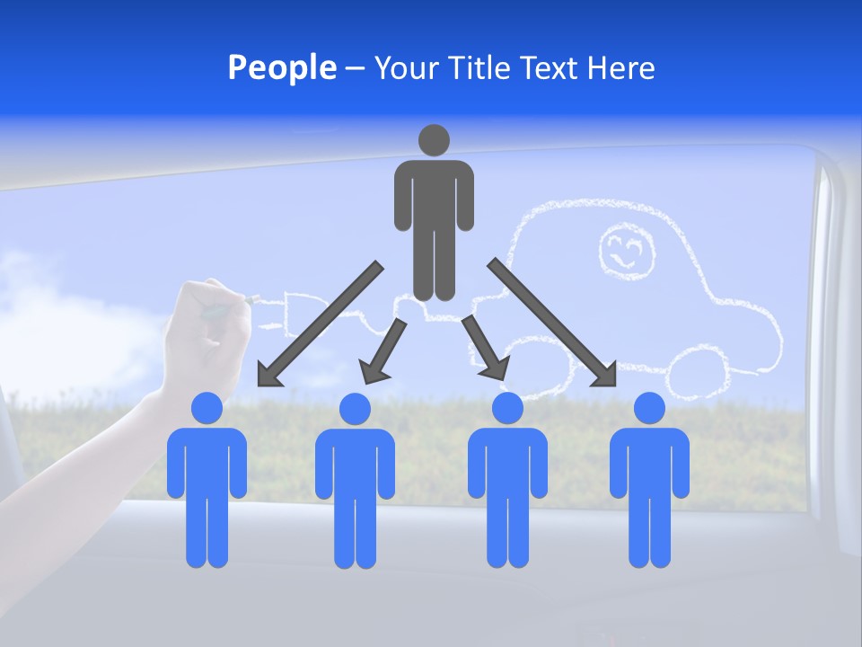 Battery Environment Window PowerPoint Template