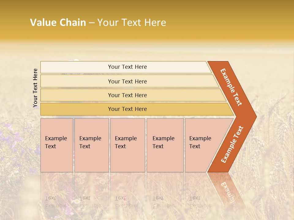 Cute Blond Person PowerPoint Template