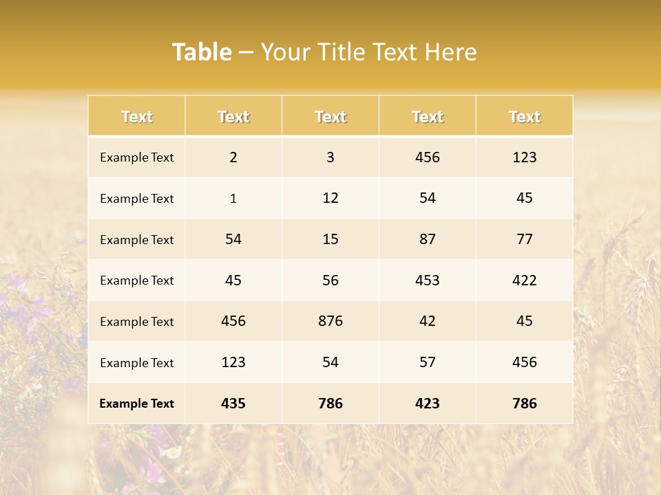 Cute Blond Person PowerPoint Template