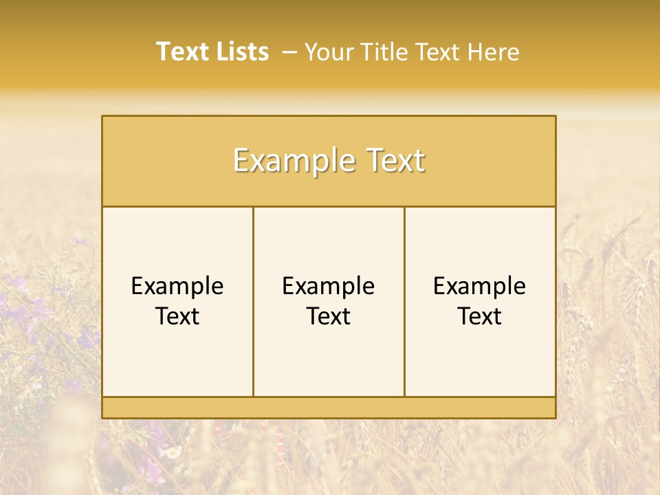 Cute Blond Person PowerPoint Template