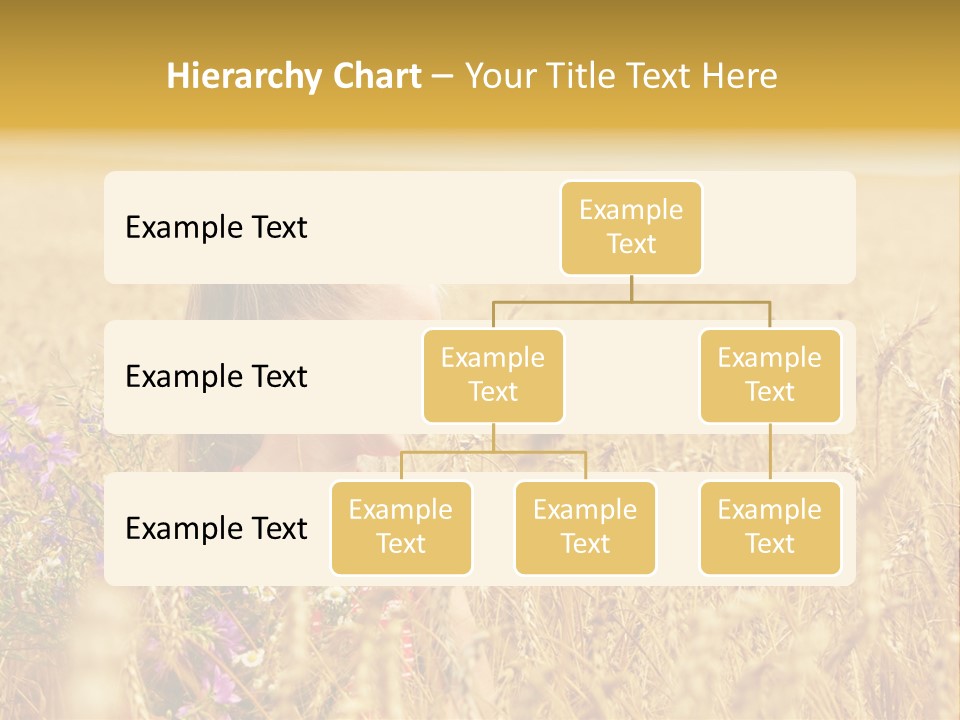 Cute Blond Person PowerPoint Template