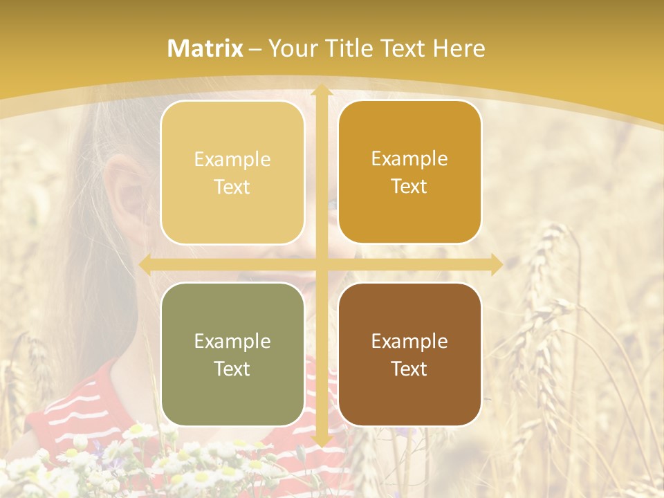 White Smile Harvesting PowerPoint Template