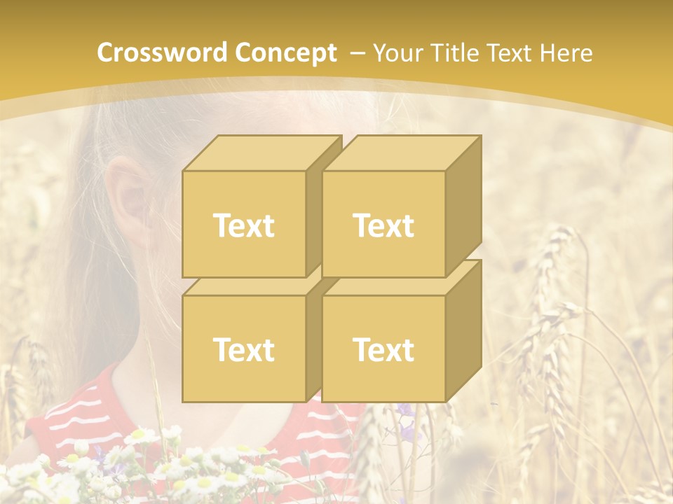 White Smile Harvesting PowerPoint Template