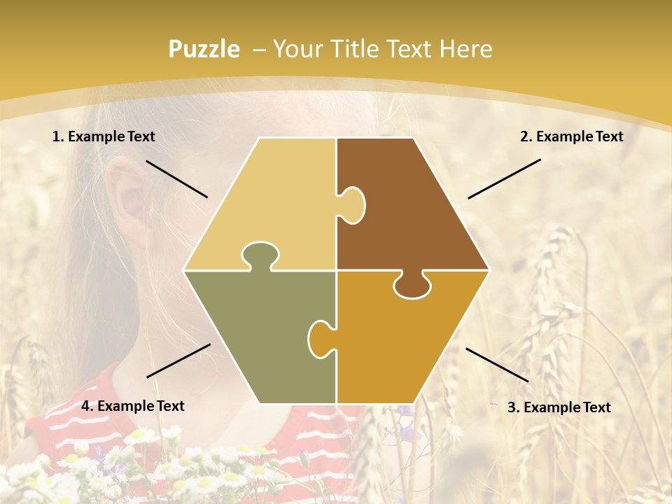 White Smile Harvesting PowerPoint Template