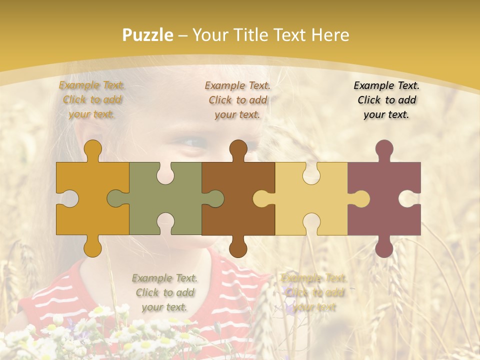 White Smile Harvesting PowerPoint Template