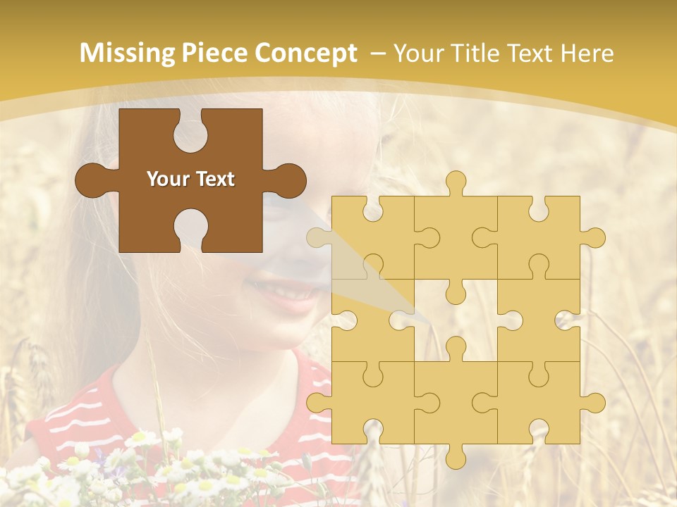 White Smile Harvesting PowerPoint Template