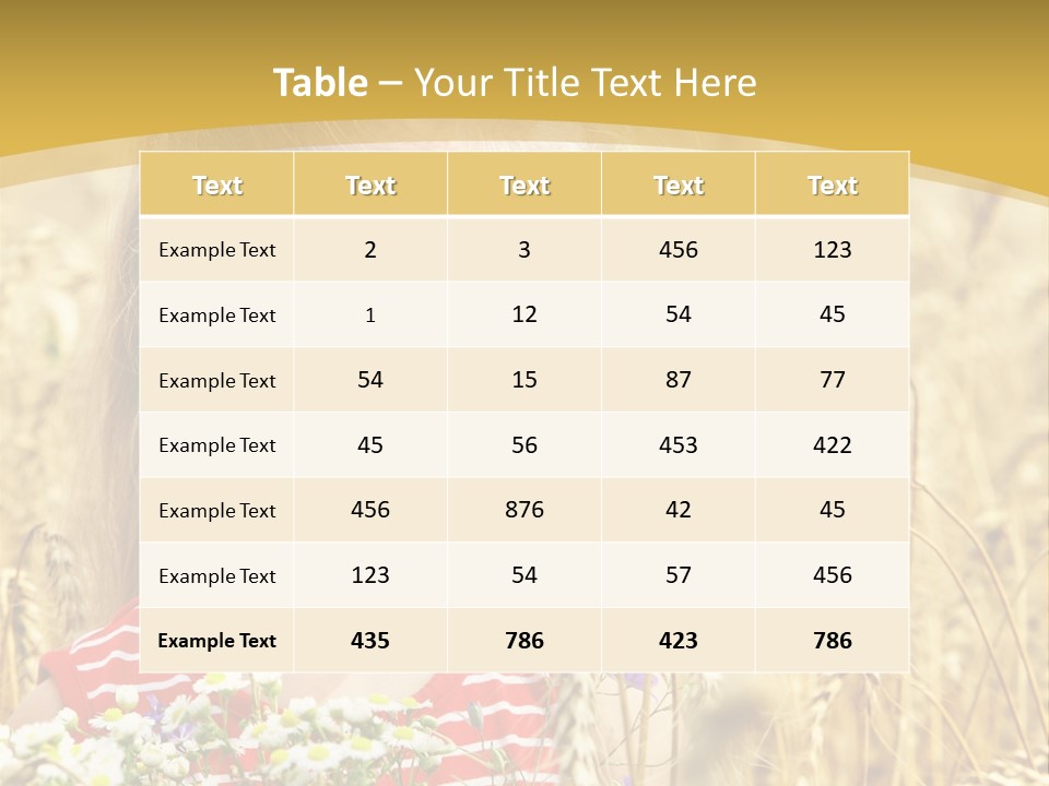 White Smile Harvesting PowerPoint Template