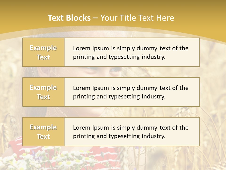 White Smile Harvesting PowerPoint Template