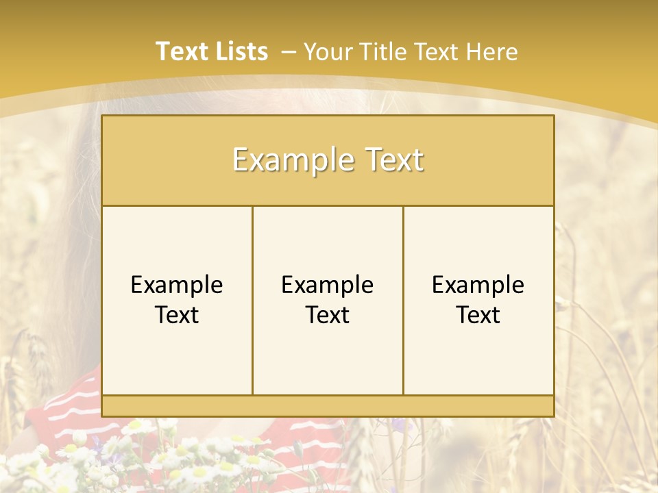 White Smile Harvesting PowerPoint Template