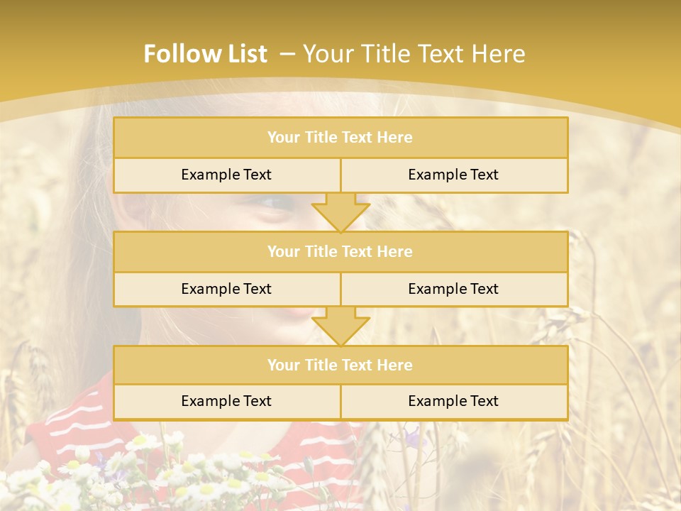 White Smile Harvesting PowerPoint Template