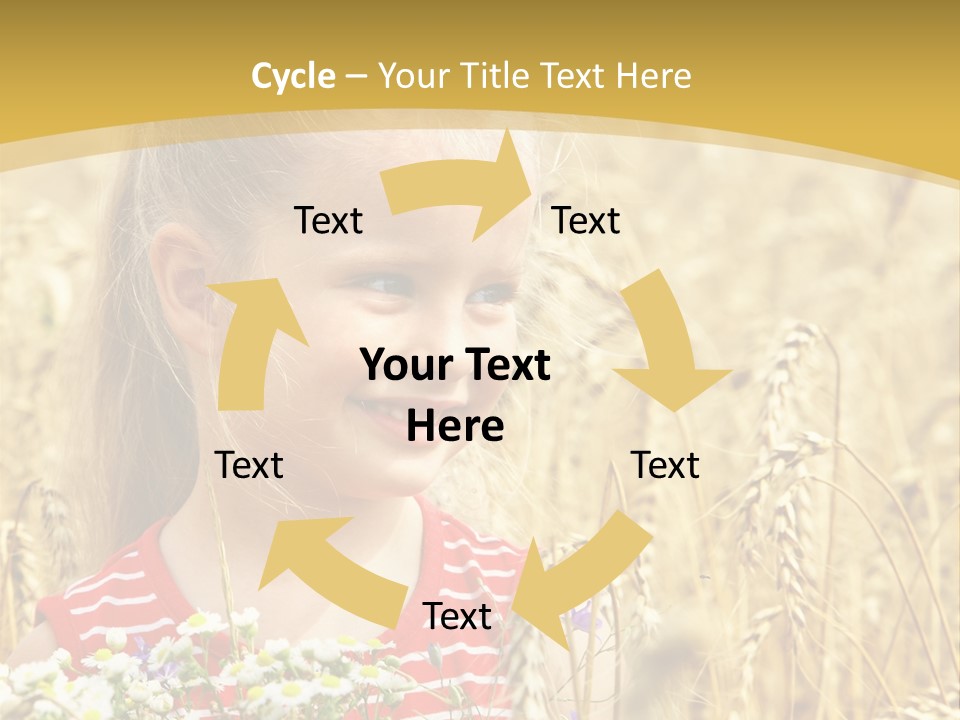 White Smile Harvesting PowerPoint Template
