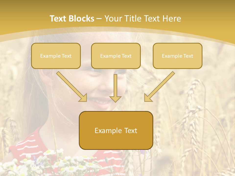 White Smile Harvesting PowerPoint Template