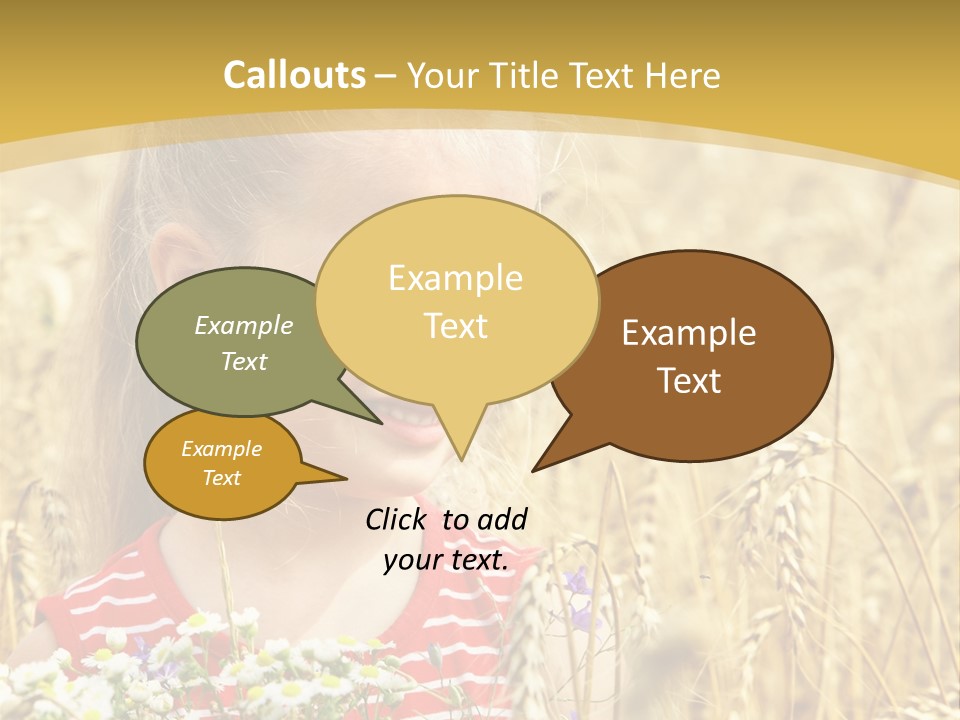 White Smile Harvesting PowerPoint Template