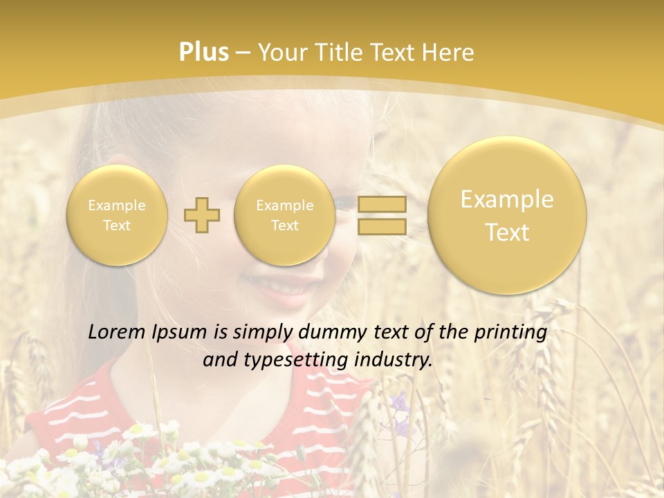 White Smile Harvesting PowerPoint Template
