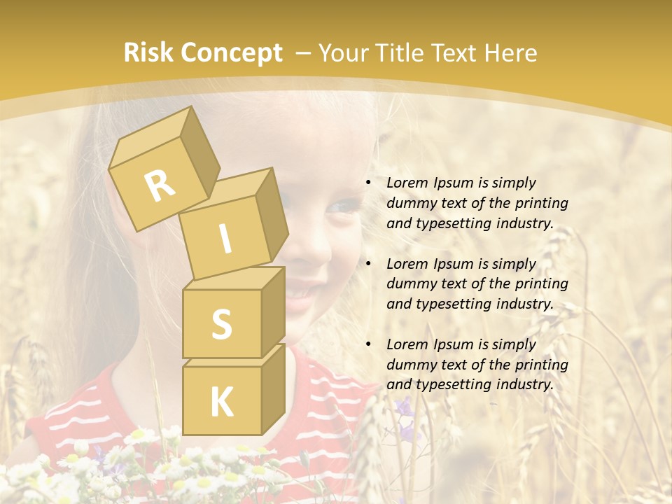 White Smile Harvesting PowerPoint Template