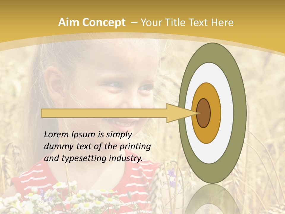 White Smile Harvesting PowerPoint Template