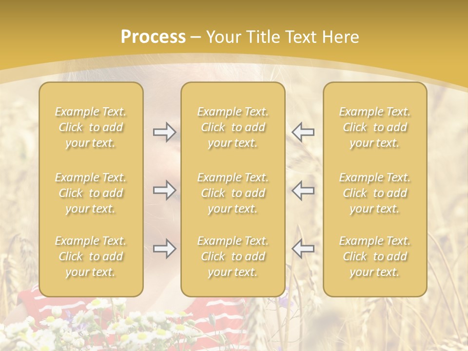 White Smile Harvesting PowerPoint Template