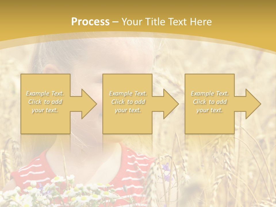 White Smile Harvesting PowerPoint Template