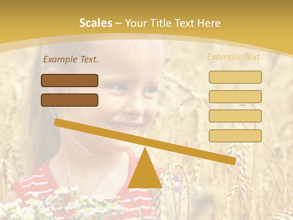 White Smile Harvesting PowerPoint Template