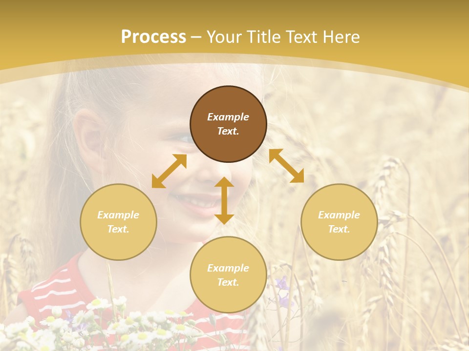 White Smile Harvesting PowerPoint Template