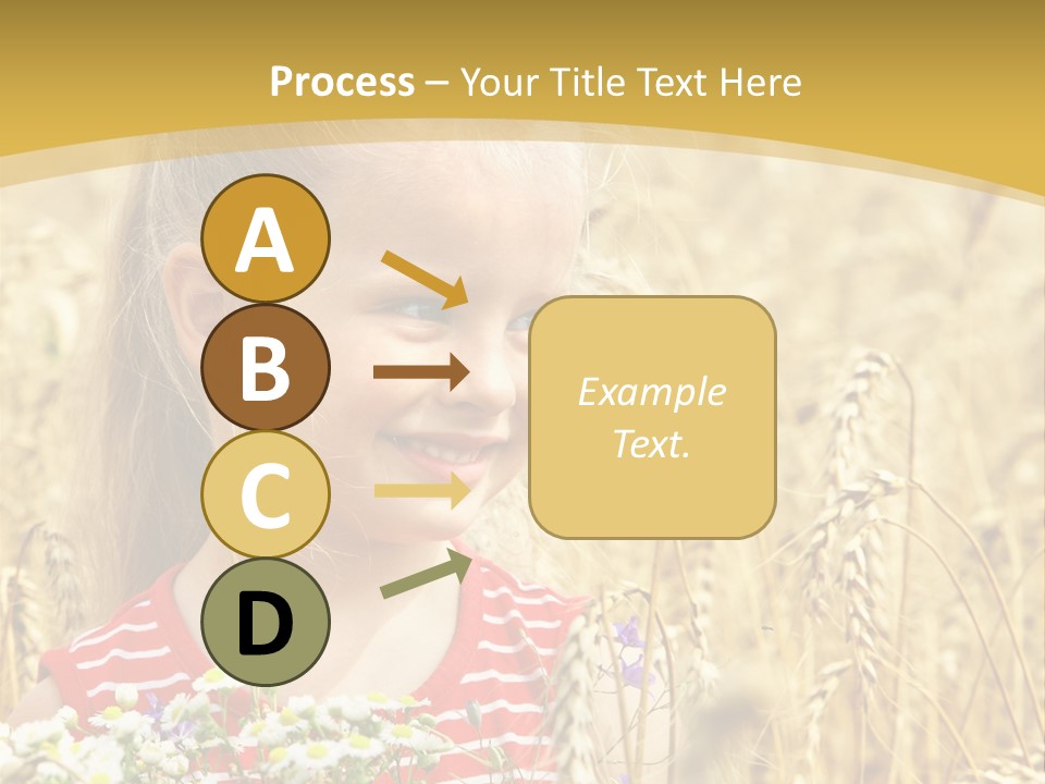 White Smile Harvesting PowerPoint Template