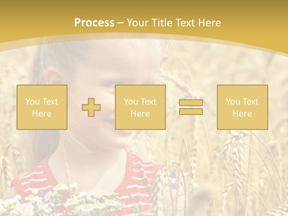 White Smile Harvesting PowerPoint Template