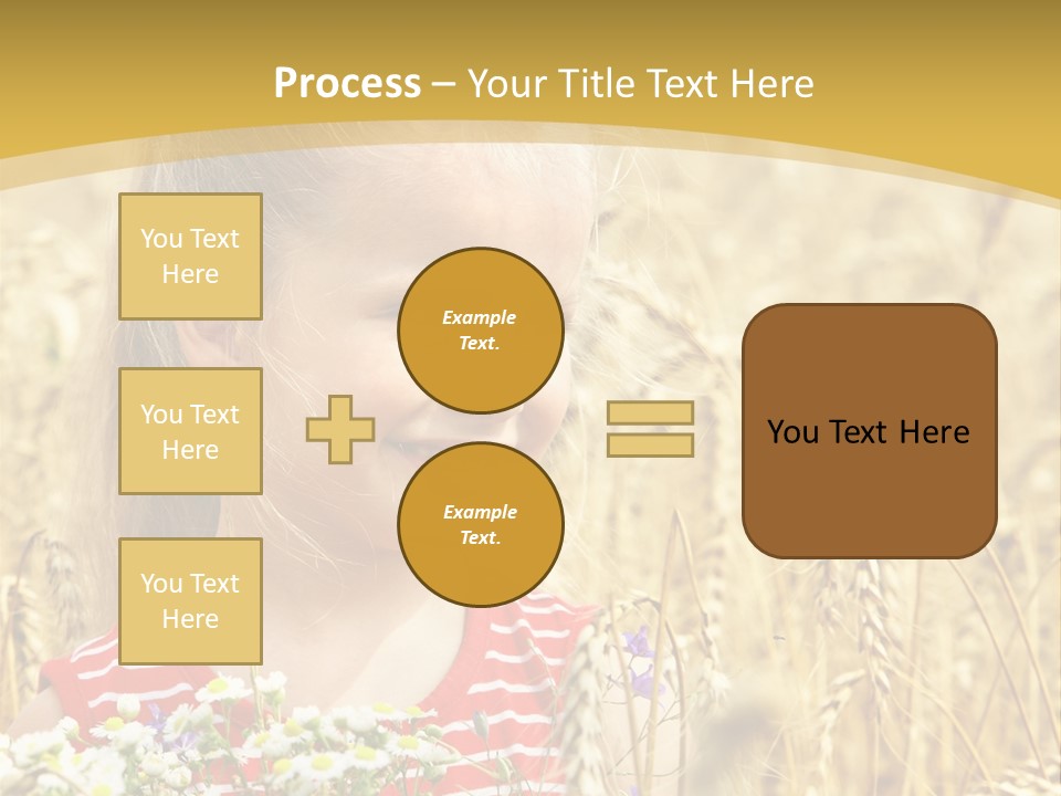 White Smile Harvesting PowerPoint Template