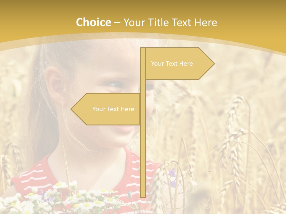 White Smile Harvesting PowerPoint Template