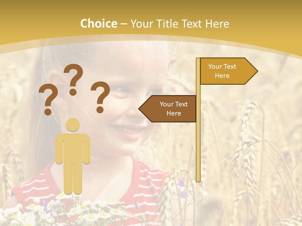 White Smile Harvesting PowerPoint Template