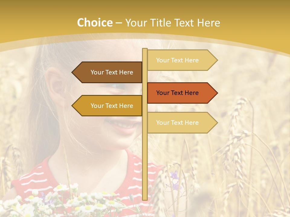 White Smile Harvesting PowerPoint Template