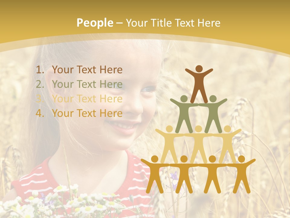 White Smile Harvesting PowerPoint Template