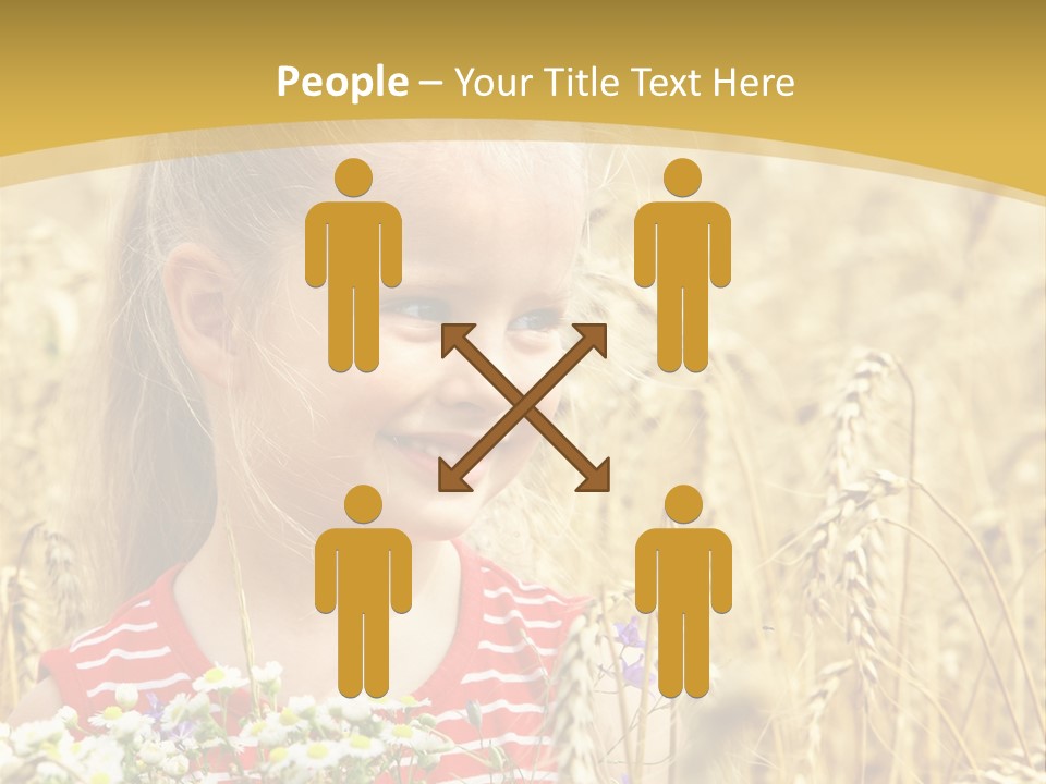 White Smile Harvesting PowerPoint Template