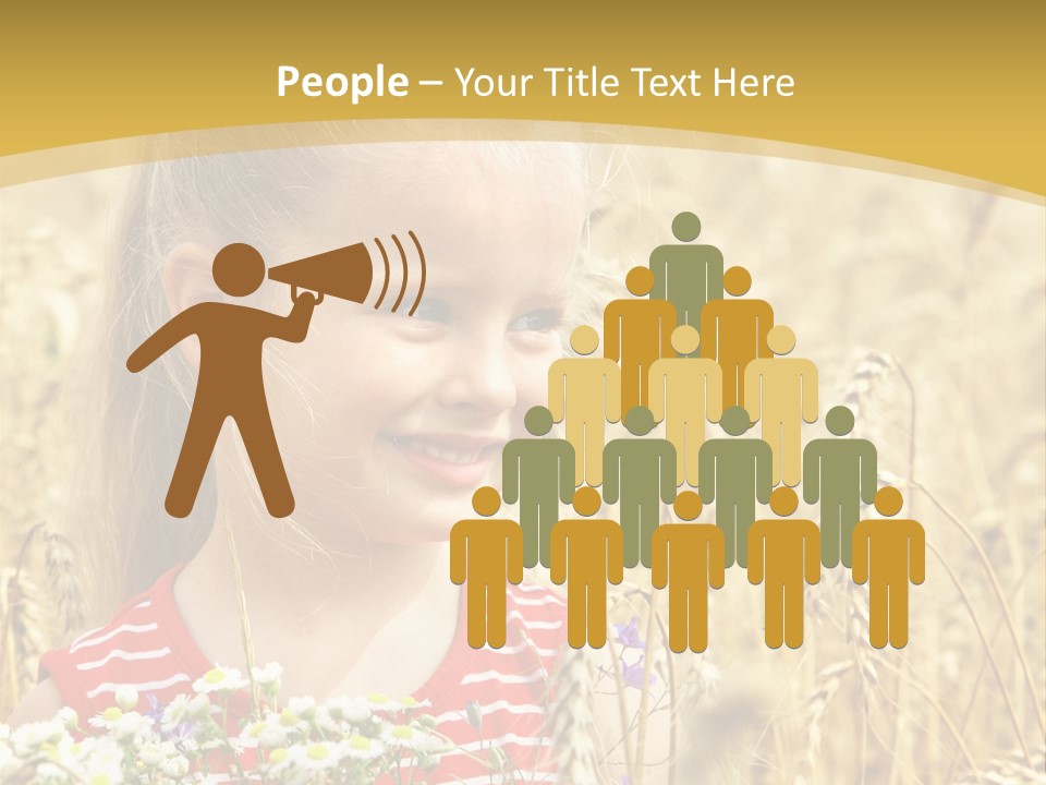 White Smile Harvesting PowerPoint Template