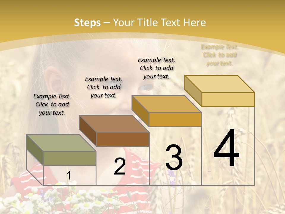 White Smile Harvesting PowerPoint Template