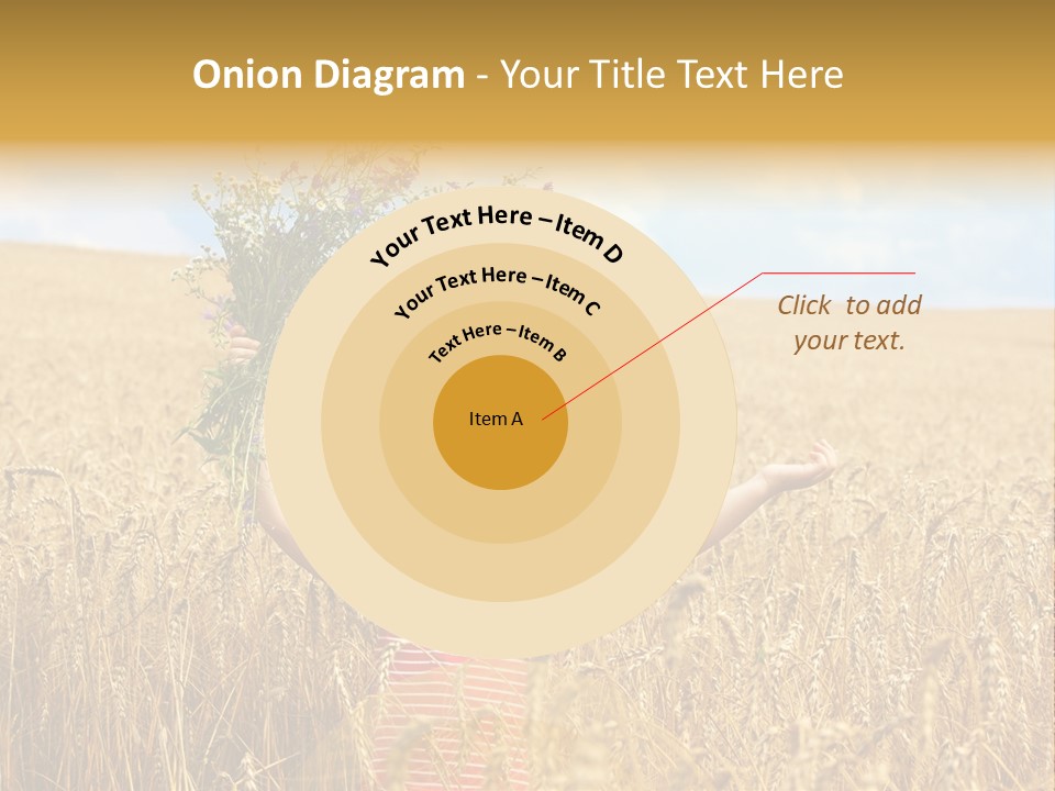 Field Wheat Sky PowerPoint Template