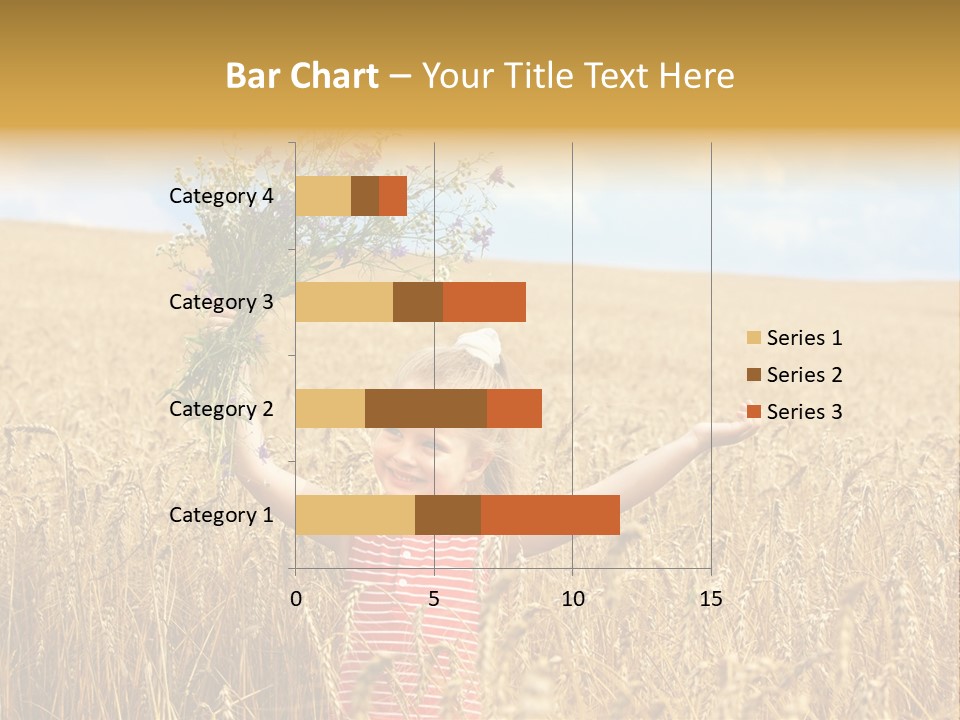 Field Wheat Sky PowerPoint Template
