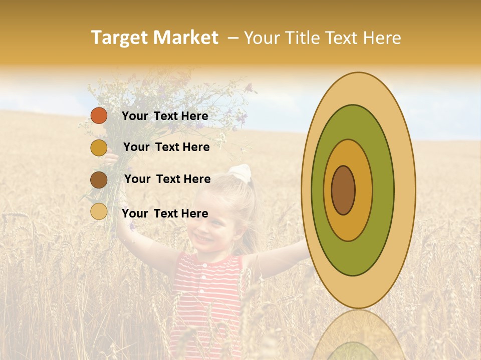 Field Wheat Sky PowerPoint Template