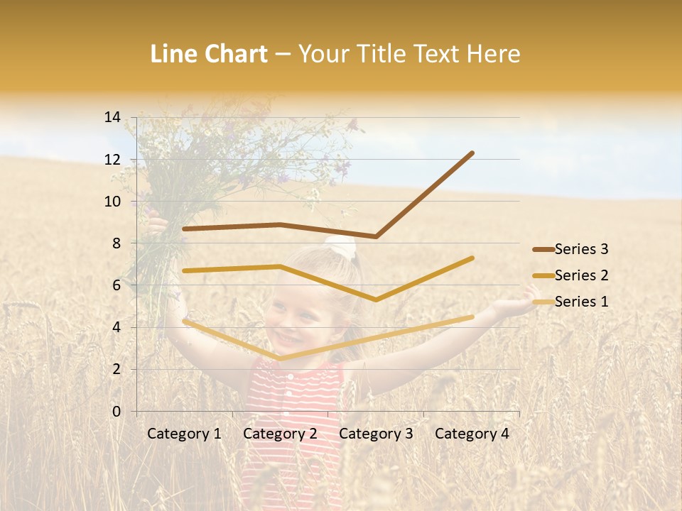 Field Wheat Sky PowerPoint Template