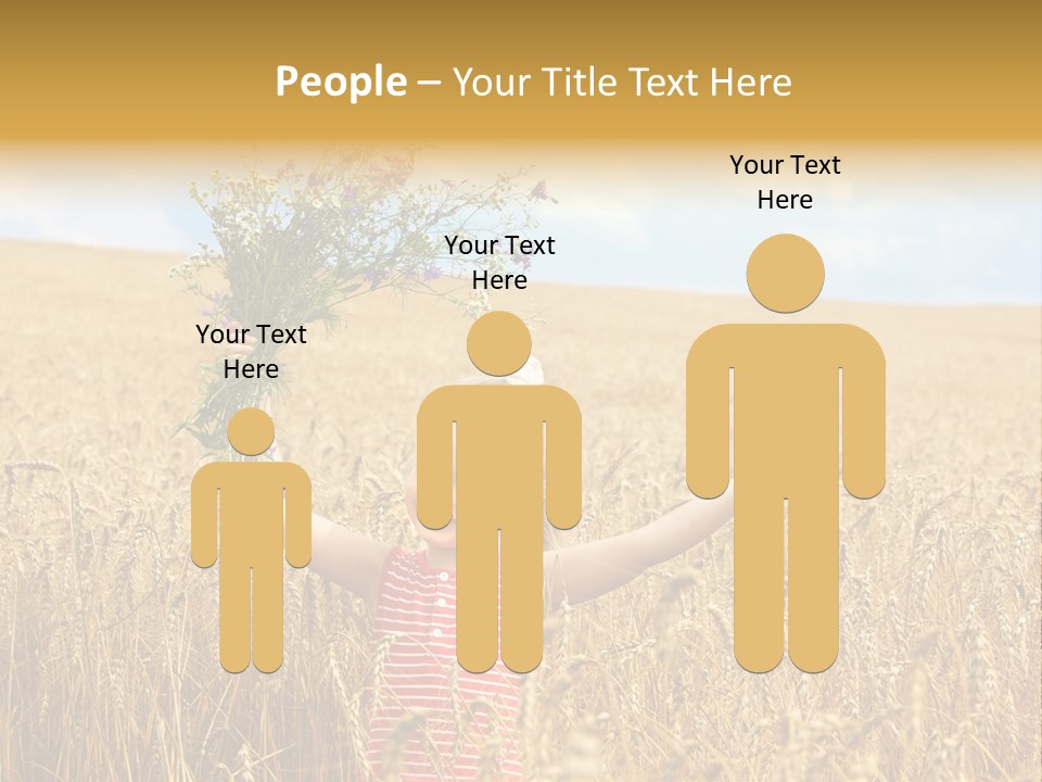 Field Wheat Sky PowerPoint Template