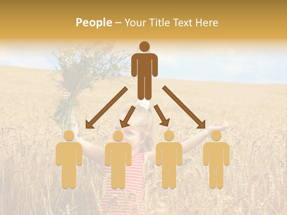 Field Wheat Sky PowerPoint Template