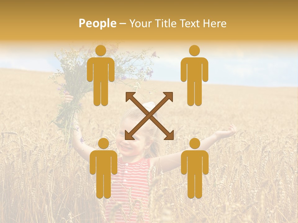 Field Wheat Sky PowerPoint Template
