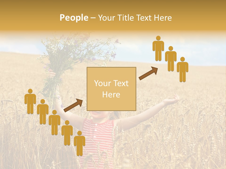 Field Wheat Sky PowerPoint Template