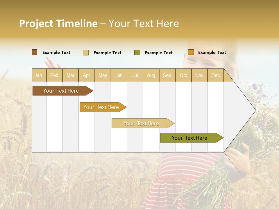Grass Child Nature PowerPoint Template