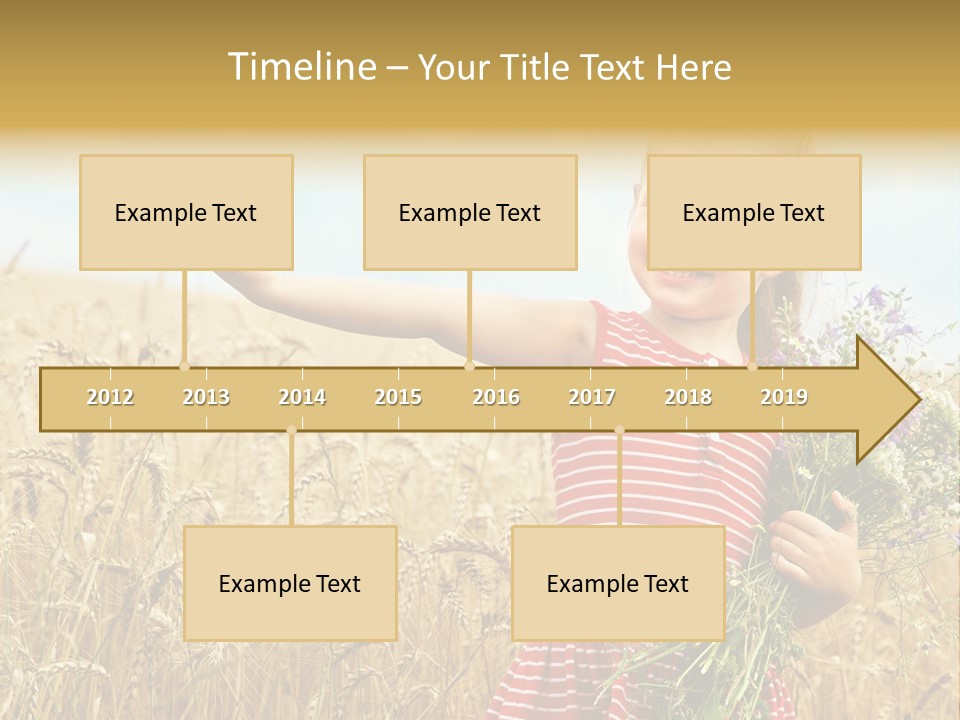 Grass Child Nature PowerPoint Template