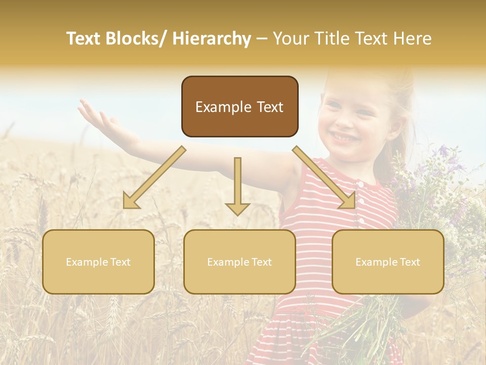 Grass Child Nature PowerPoint Template