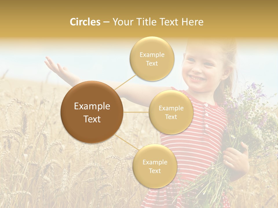 Grass Child Nature PowerPoint Template