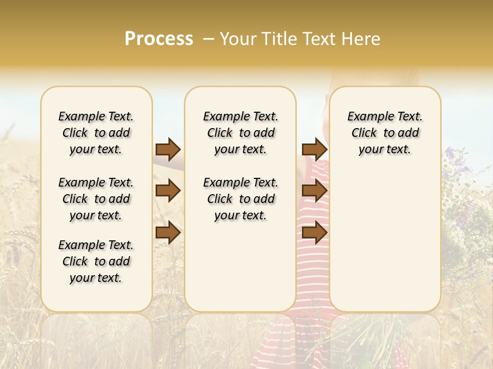 Grass Child Nature PowerPoint Template